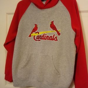 Cardinals Hooded  Sweat shirt size 16-18,  Boys